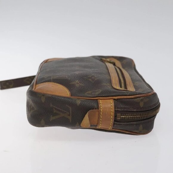 LOUIS VUITTON Monogram Marly Dragonne GM Clutch Bag M51825 LV Auth BA3822 - Picture 6 of 16